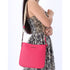 Michael Kors Jet Set Travel Small Messenger Bag Electric Pink Saffiano Leather Michael Kors Handbags